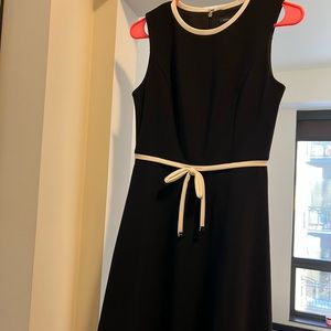 Black midi dress
